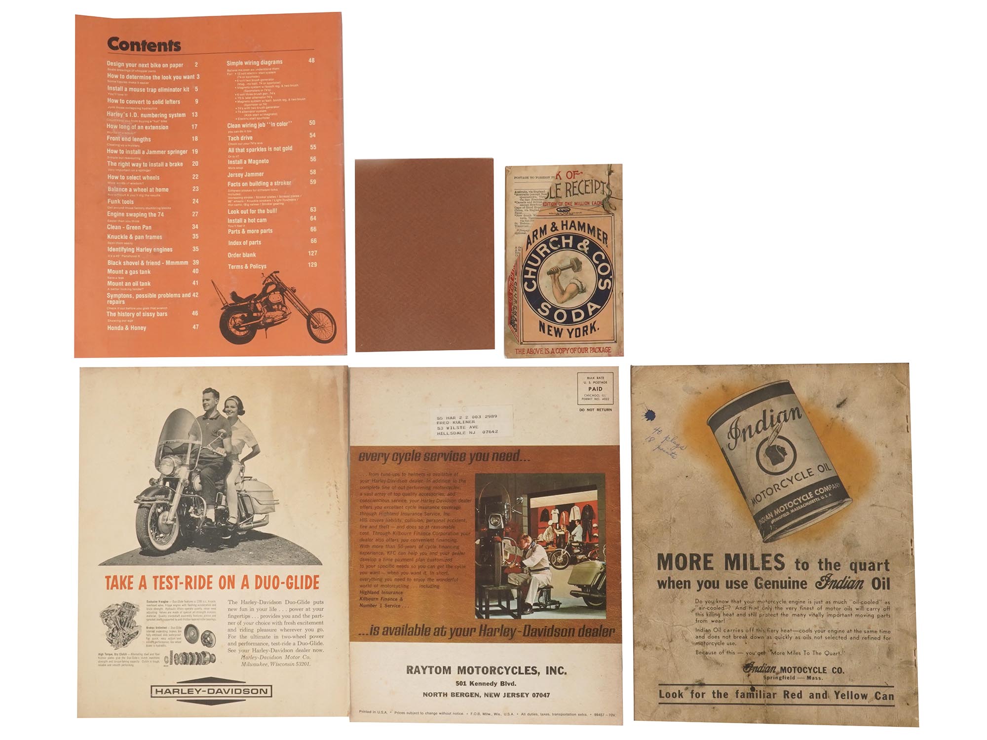 MID CENTURY MOTORCYCLING MAGAZINES AND CATALOGS PIC-1